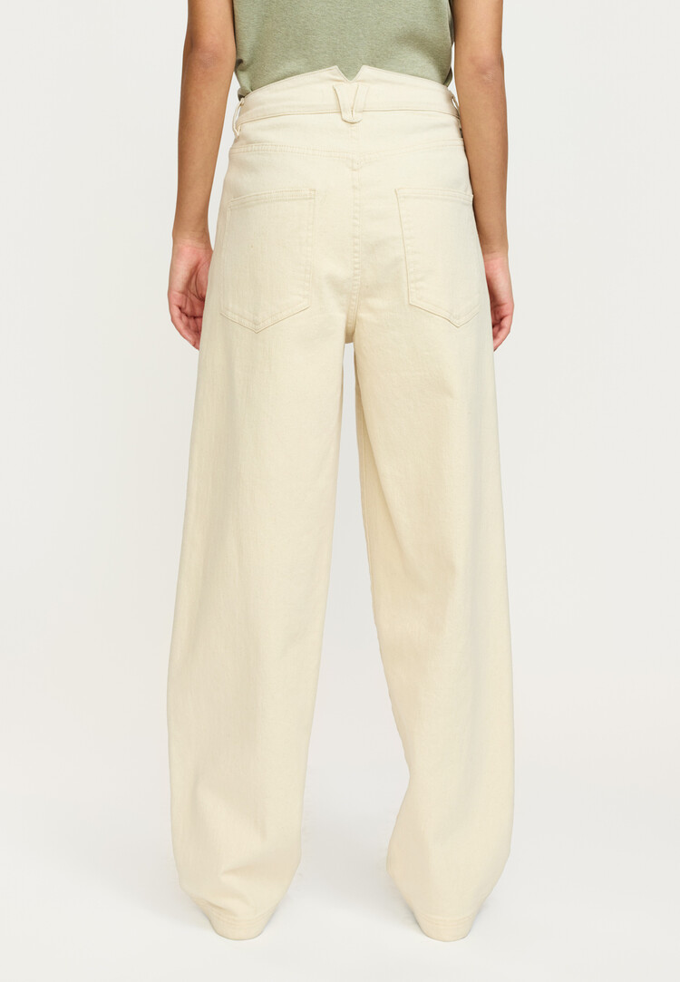 Soft Rebels Caja Jeans Ecru