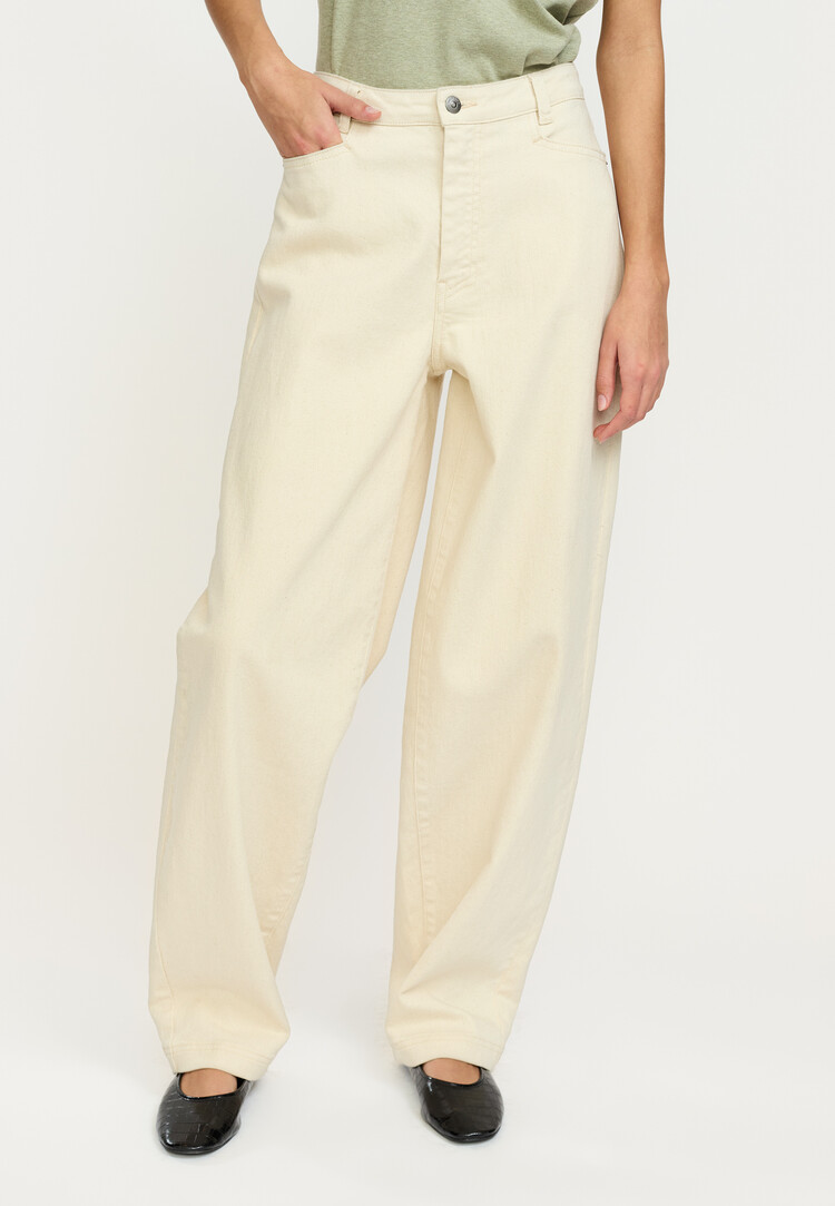 Soft Rebels Caja Jeans Ecru