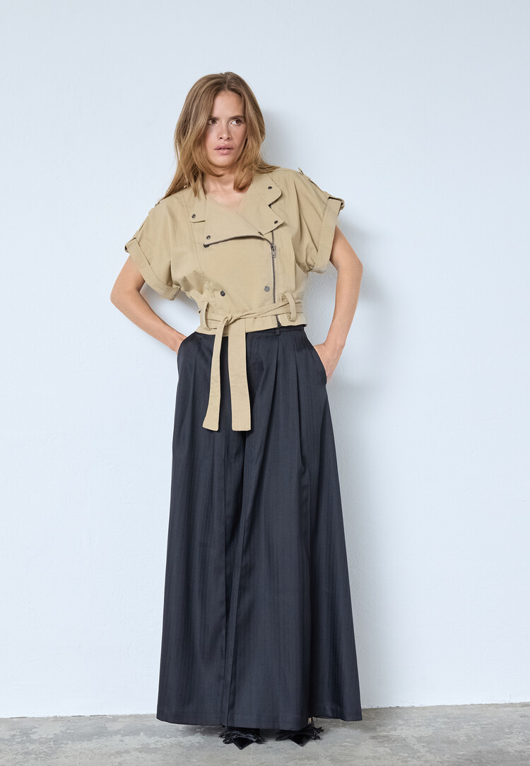 Co'Couture KeshaCC Cargo Vest Sand