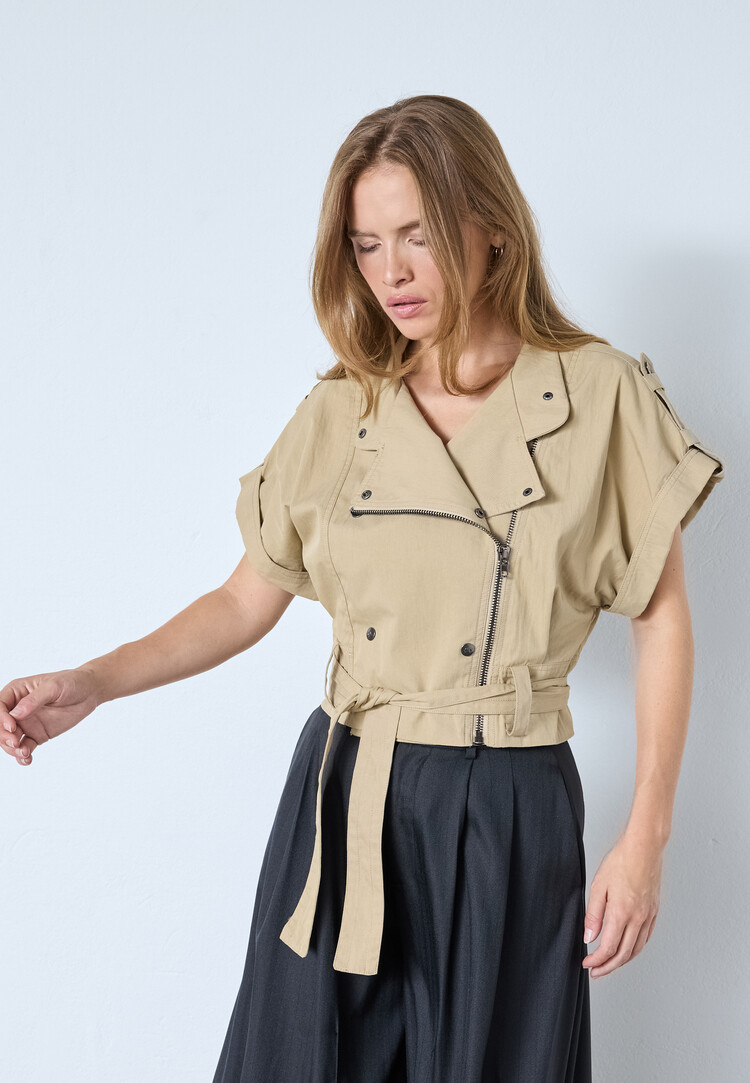 Co'Couture KeshaCC Cargo Vest Sand