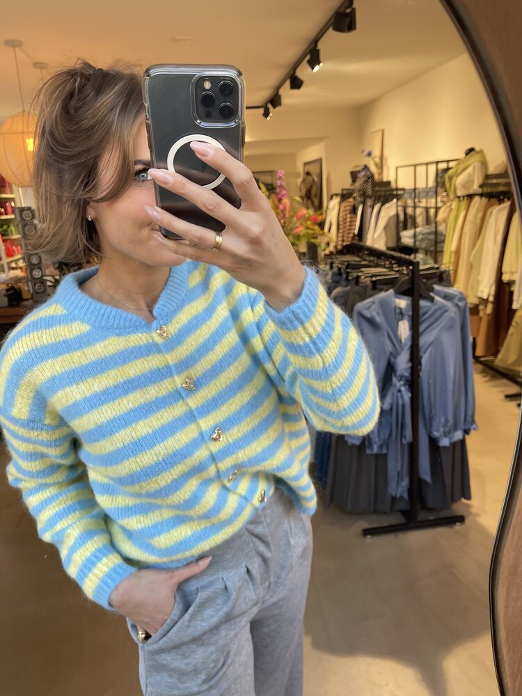 Just be Jolie Tammy Vest Ciel / Jaune