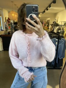 Just be Jolie Jasmijn Vest Heart Button Rose