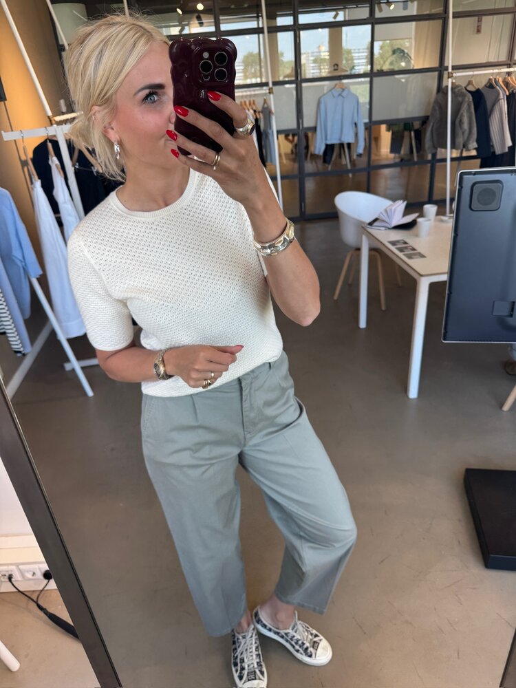 Selected Femme Helle New 2/4 Knit O-Neck Noos Birch