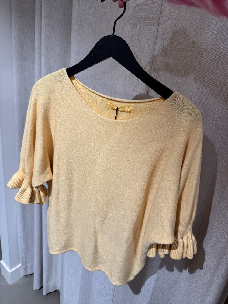 Just be Jolie Isabelle Ruffle Yellow