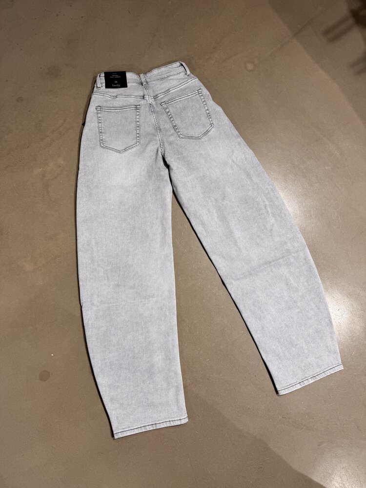 Just be Jolie Mae Jeans Light Grey Barrel Fit