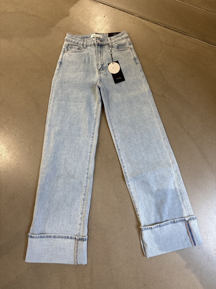 Just be Jolie Lizz  Denim Light Blue Dad Fit