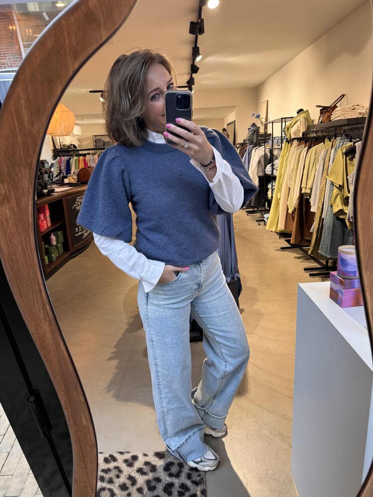 Just be Jolie Lizz  Denim Light Blue Dad Fit