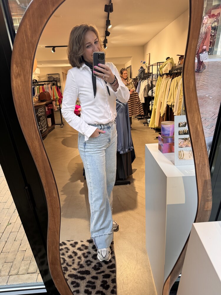 Just be Jolie Lizz  Denim Light Blue Dad Fit