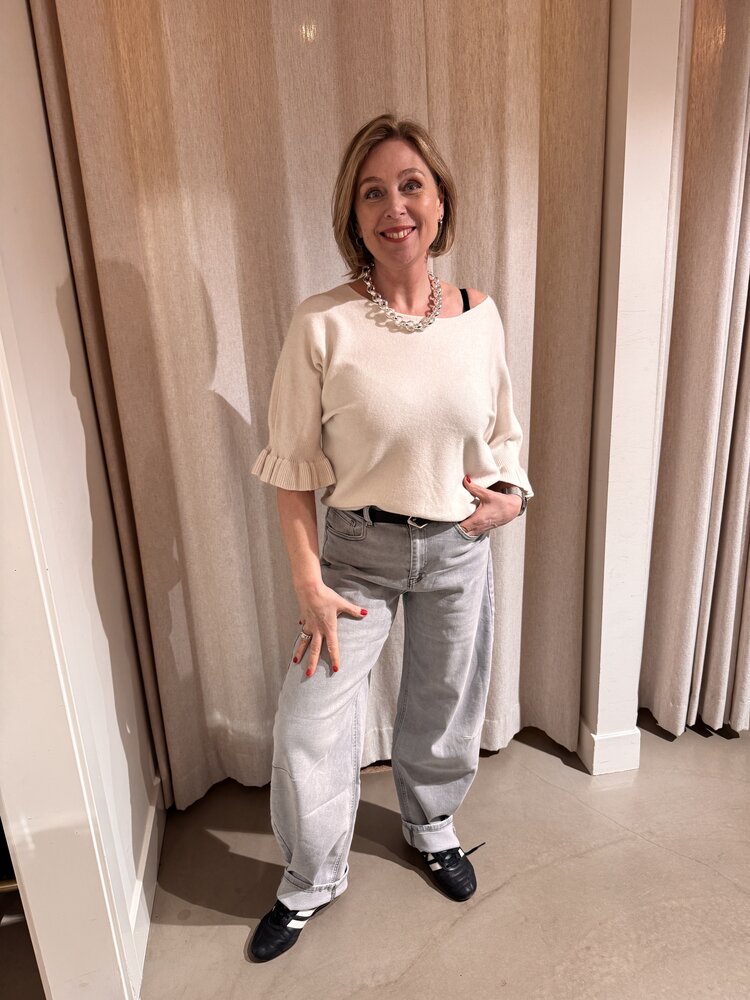 Just be Jolie Isabelle Ruffle Beige