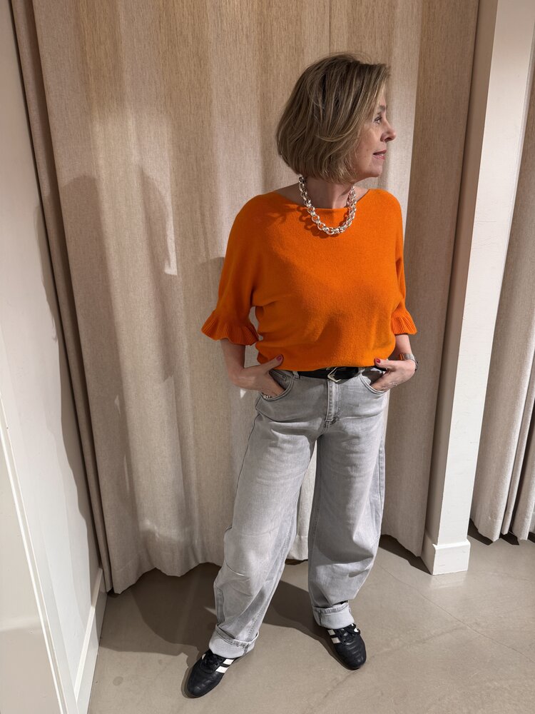 Just be Jolie Isabelle Ruffle Orange