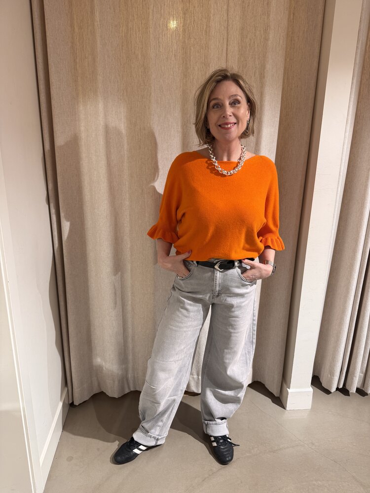 Just be Jolie Isabelle Ruffle Orange