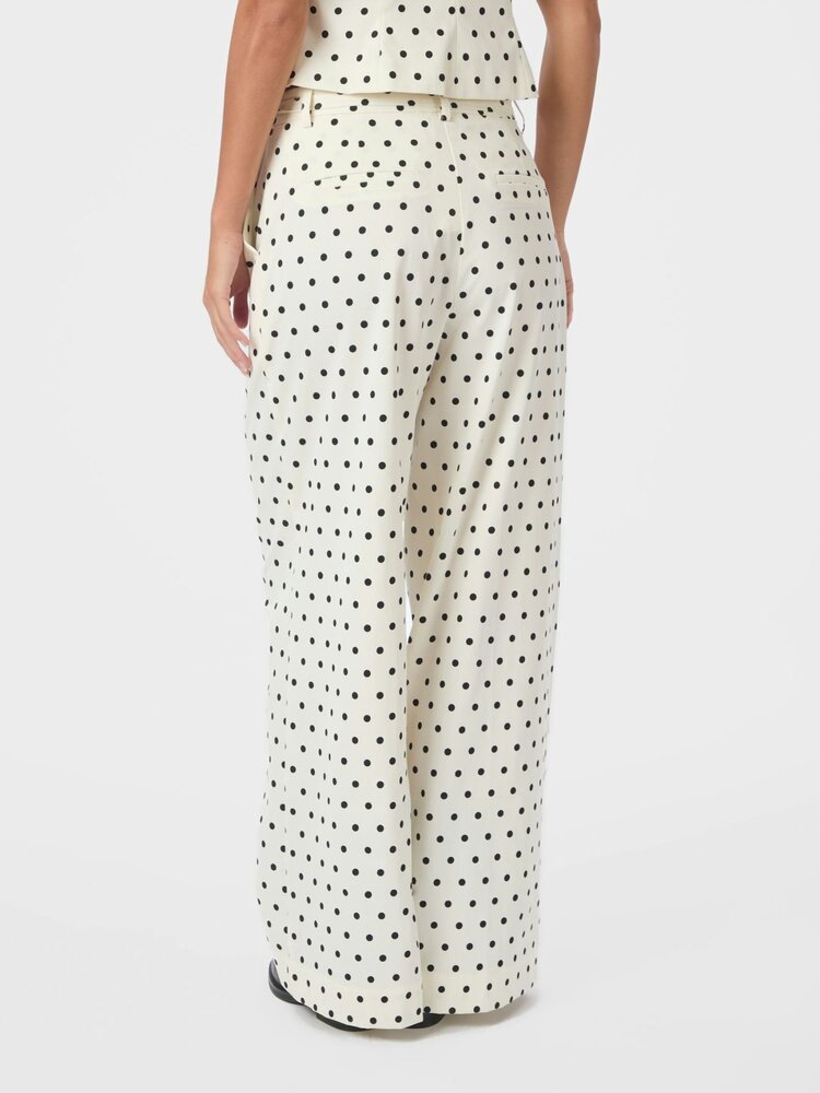 Neo Noir Malba Dot Pants White
