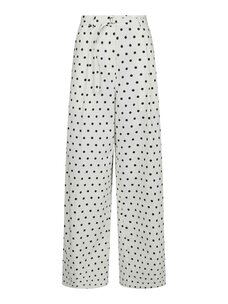 Neo Noir Malba Dot Pants White