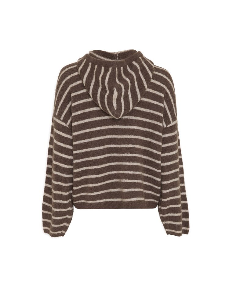 MSCH Jinie Hope Zip Cardigan STP Coffee Q/Oat