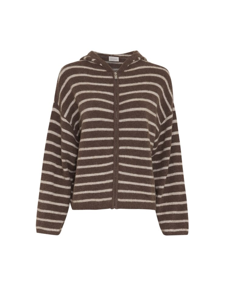 MSCH Jinie Hope Zip Cardigan STP Coffee Q/Oat