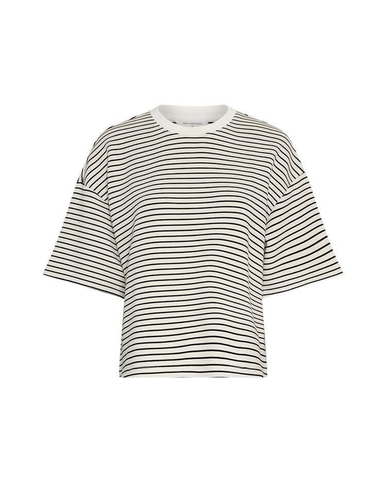 MSCH Nilda Ima Q SS Sweatshirt STP Oatmeal/Black