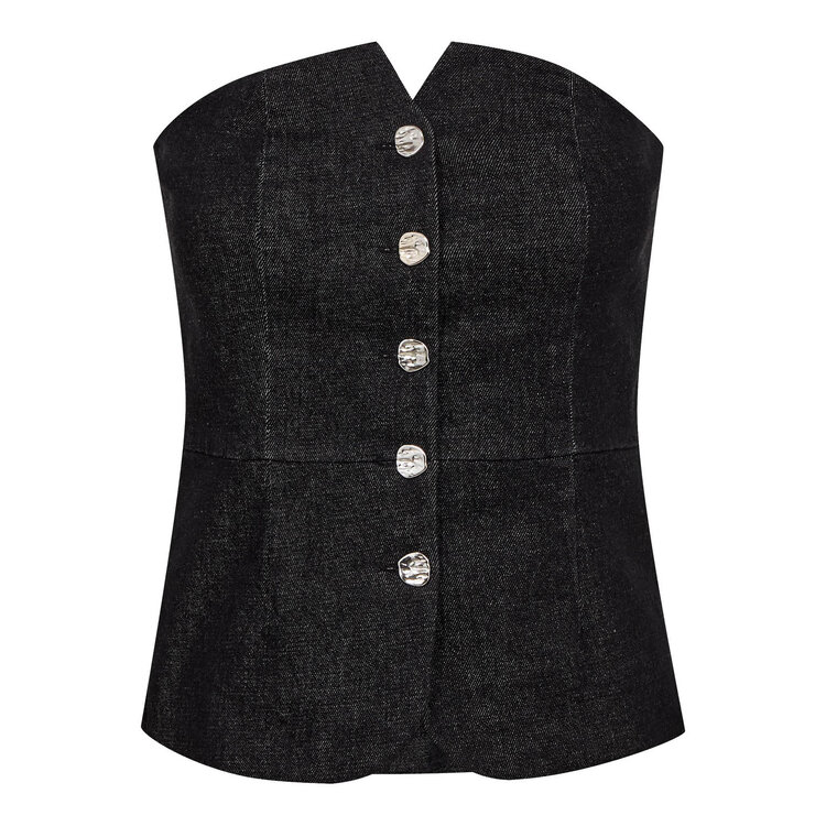 Co'Couture HelimaCC Corsage Top Black