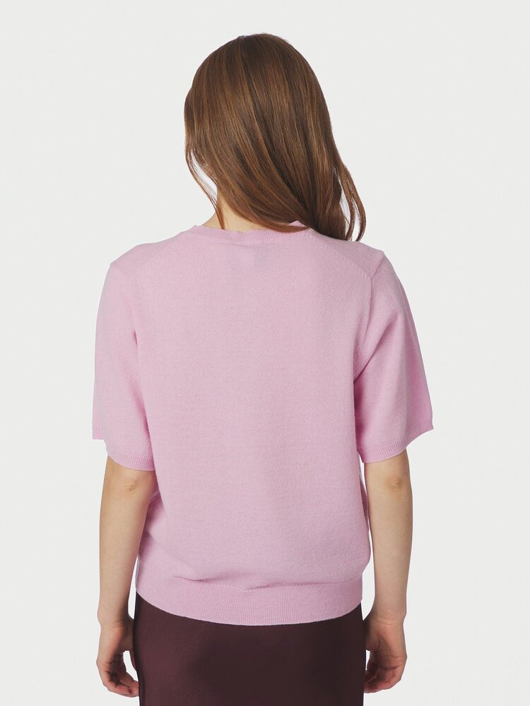 Neo Noir Missy Knit Tee Light Pink