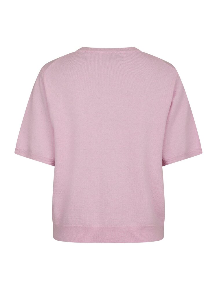 Neo Noir Missy Knit Tee Light Pink