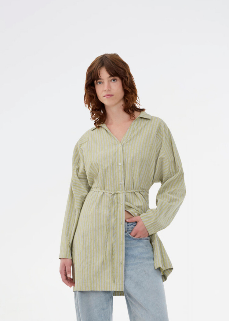 Modström UmekoMD Dress Tarragon Stripe