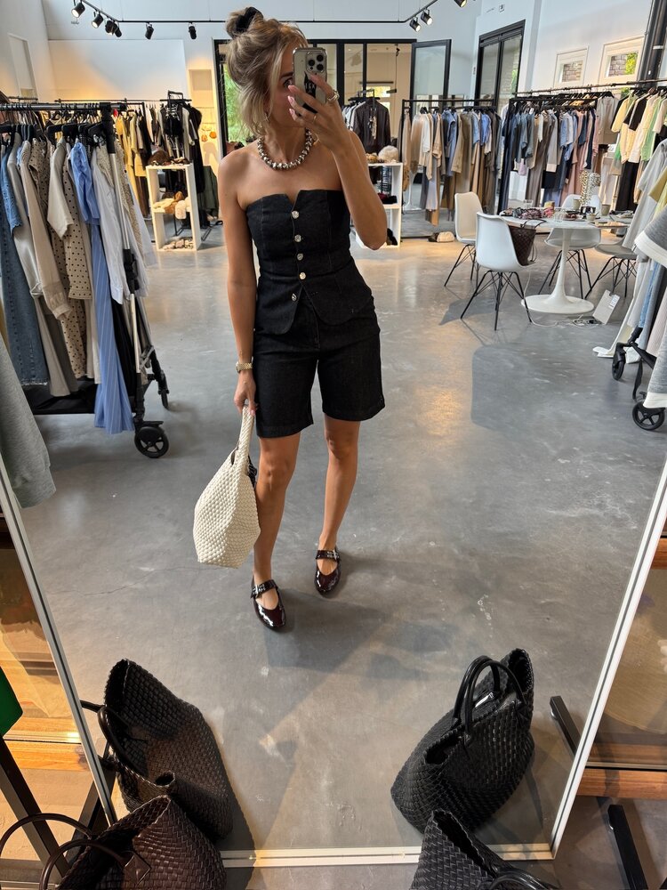 Co'Couture HelimaCC Corsage Top Black