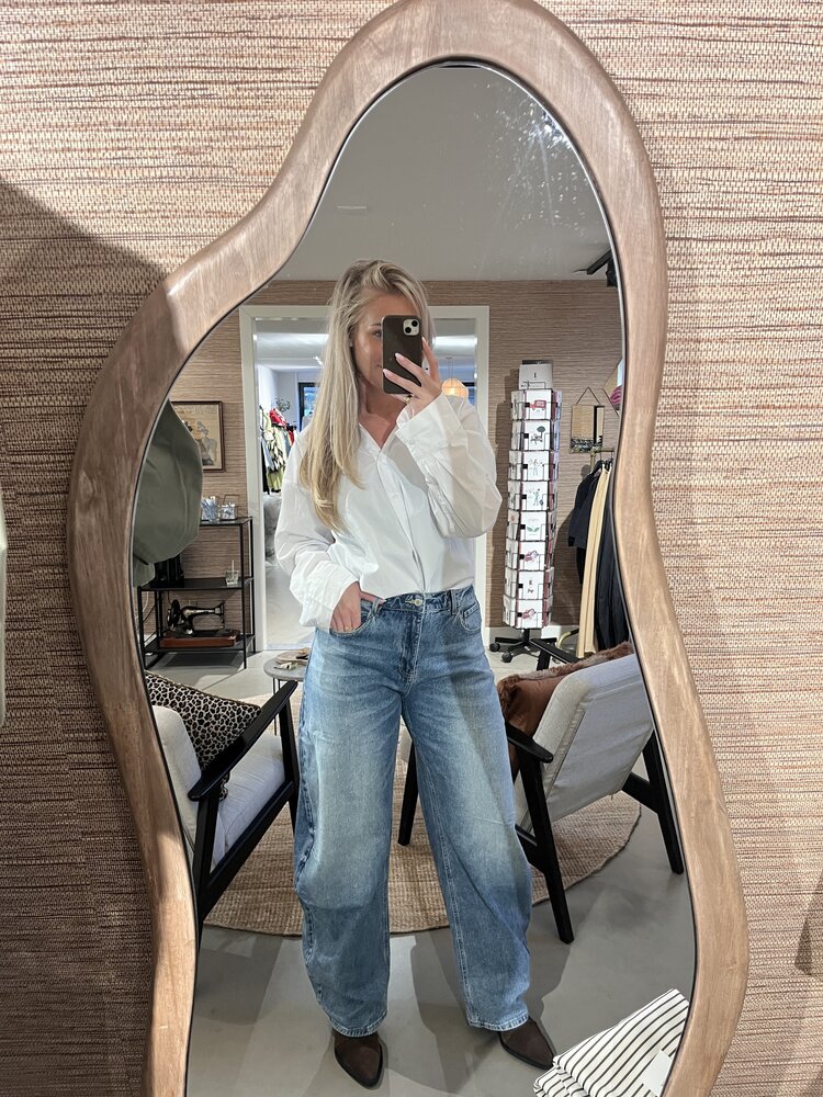 Just be Jolie Lillian Full Length Barrel Jeans