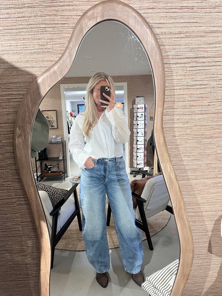 Just be Jolie Lillian Full Length Barrel Jeans