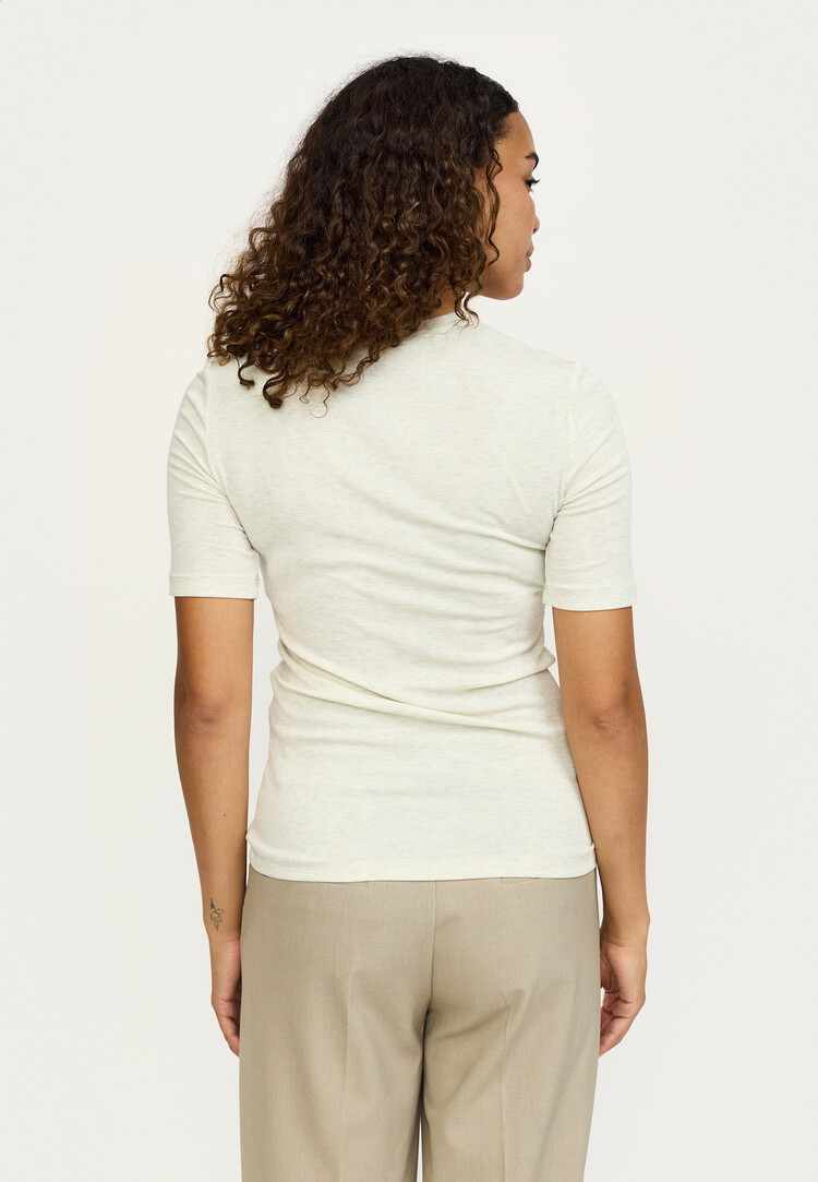 Soft Rebels SRRoman SS Top Arctic Wolf Melange