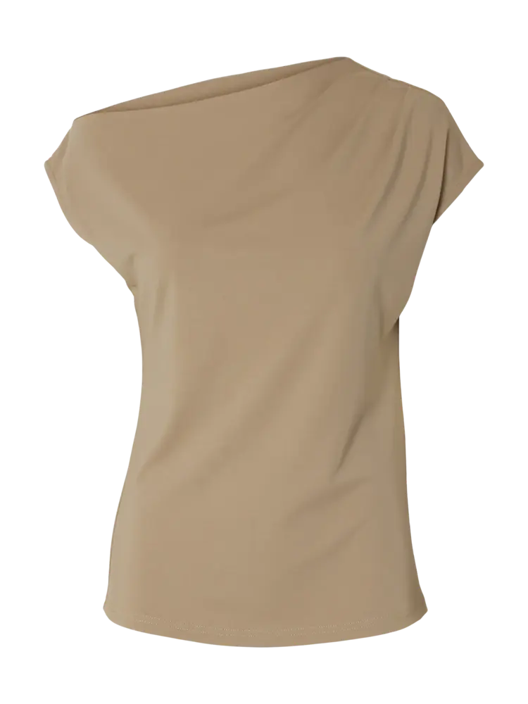Selected Femme Molly SS Top Weathered Teak
