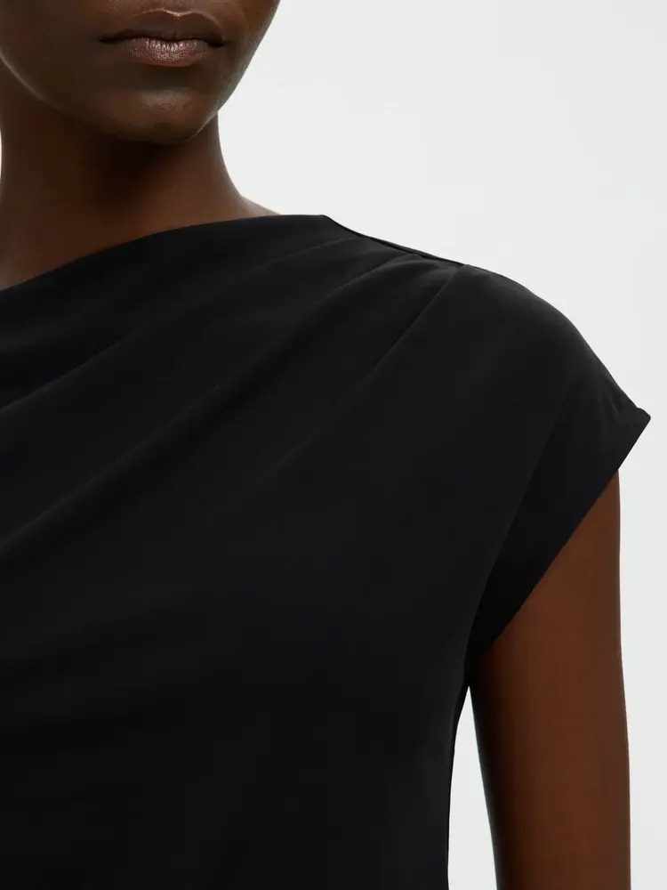 Selected Femme Molly SS Top Black