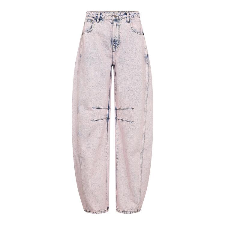 Haute L'Amitié Drew Barrel Panel Jeans Iced Rose