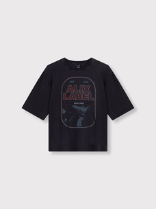 Alix The Label Ladies Knitted Band Shirt Charcoal Grey