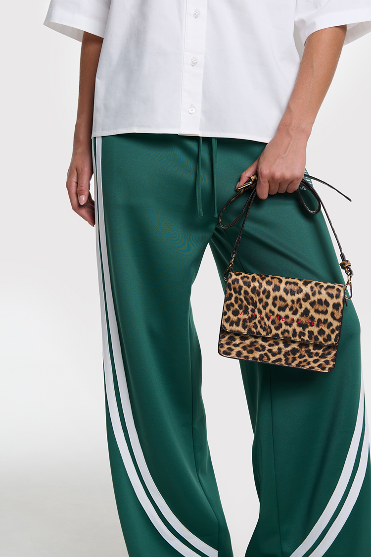 Alix The Label Ladies Woven Leopard Shoulderbag Animal