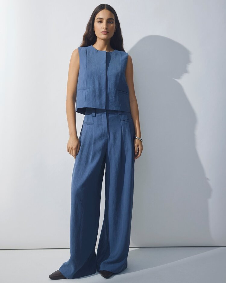 MSCH Frode HW Pants Vintage Indigo