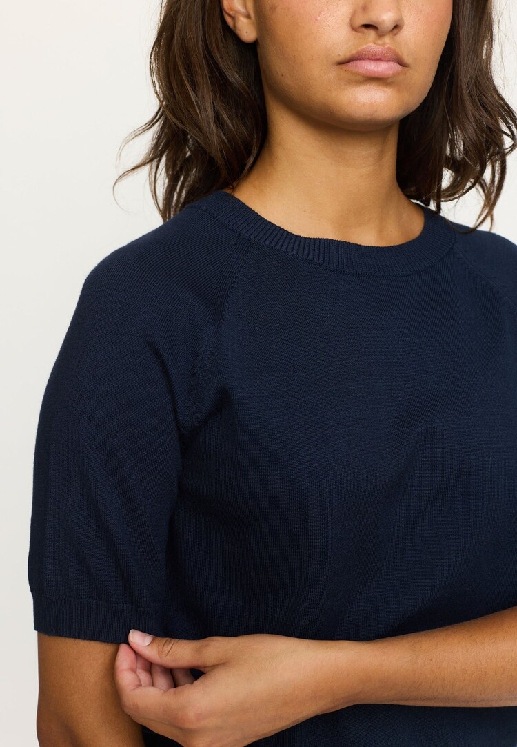 Soft Rebels Marla SS O-Neck Total Eclipse