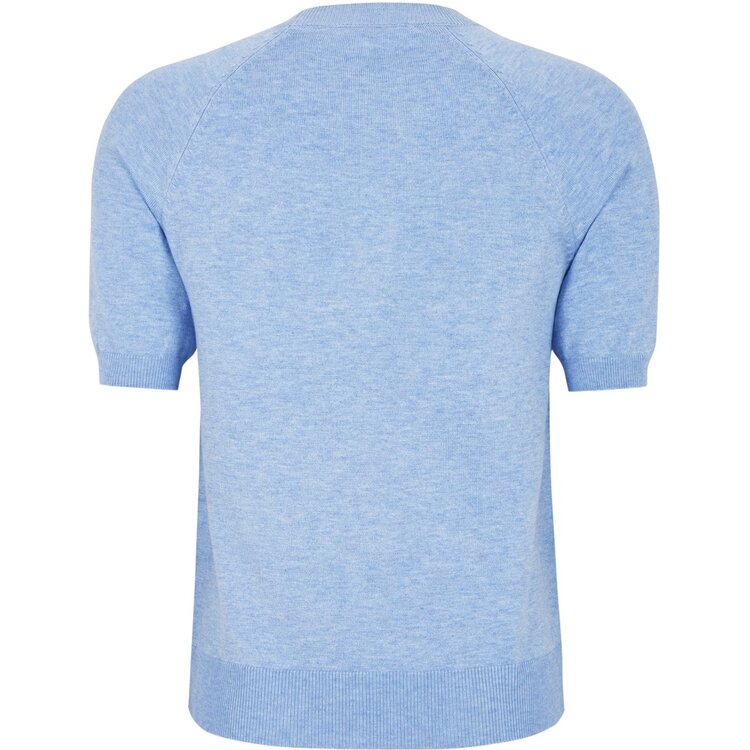 Soft Rebels Marla SS O-Neck Knit Windsurfer Melange