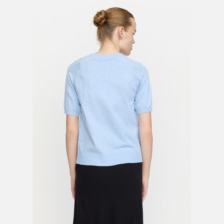 Soft Rebels Marla SS O-Neck Knit Windsurfer Melange