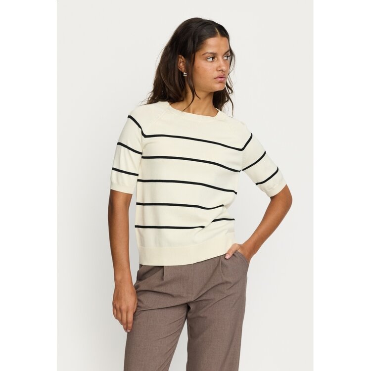 Soft Rebels Marla SS O-Neck Knit Arctic Wolf