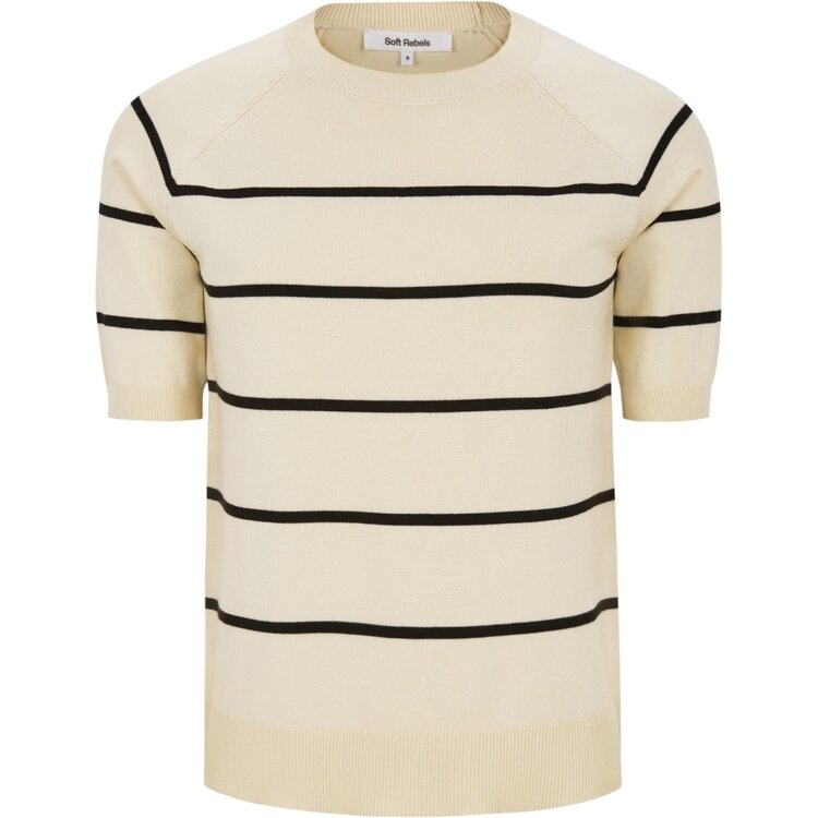 Soft Rebels Marla SS O-Neck Knit Arctic Wolf