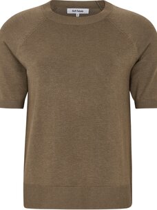 Soft Rebels Marla SS O-Neck Knit Greige
