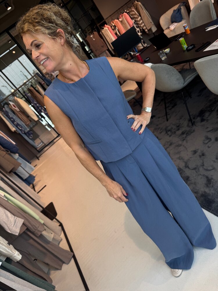 MSCH Frode Waistcoat Vintage Indigo