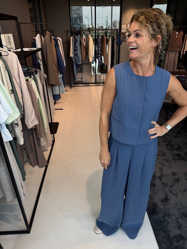 MSCH Frode HW Pants Vintage Indigo