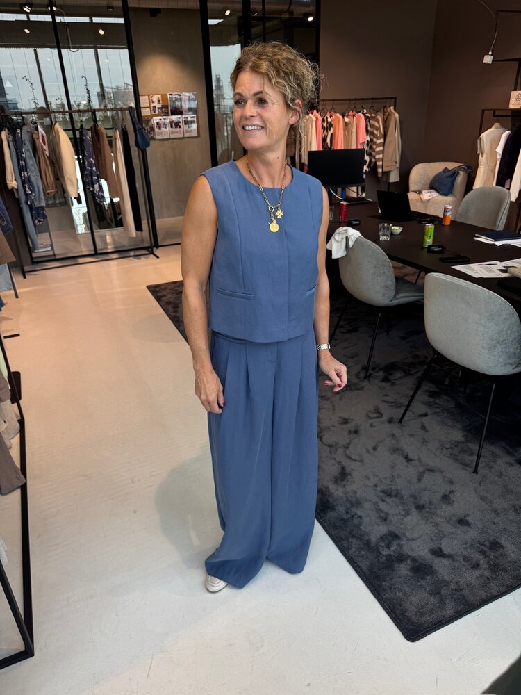 MSCH Frode HW Pants Vintage Indigo