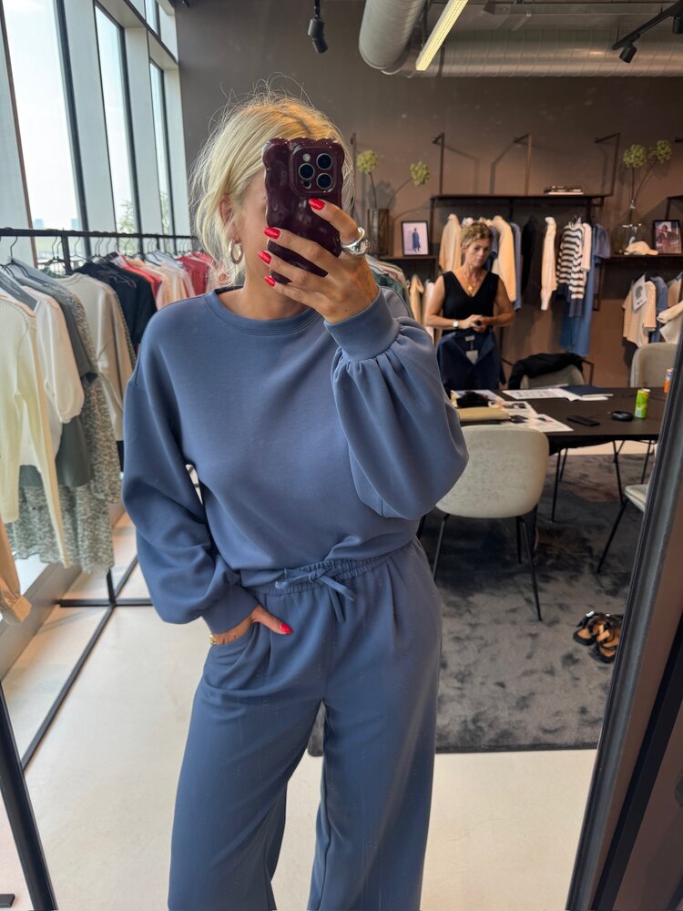 MSCH Brionna Ima Q Sweatshirt Vintage Blue
