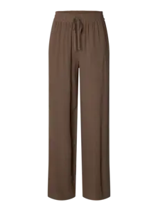 Selected Femme Viva-Gulia HW Long Sun Pant Noos Chocolate Chip