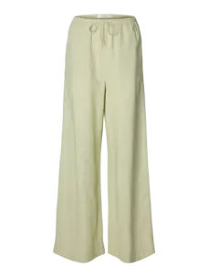 Selected Femme Luisa MW Wide Linen Blend Pant NOOS Lint