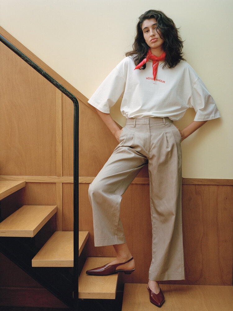 Selected Femme Nicolina Amour Bandana Poinsttia