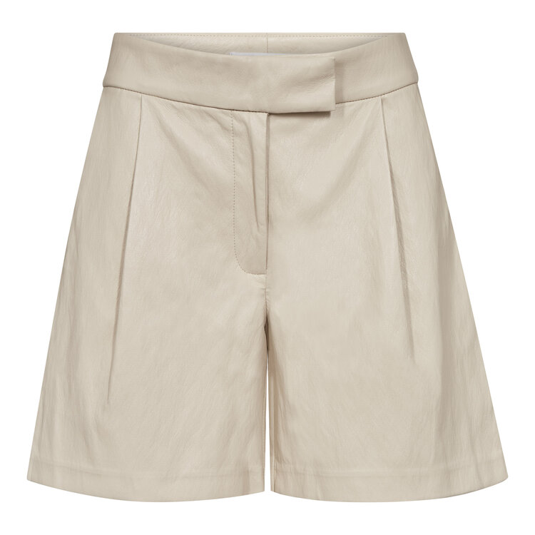 Co'Couture GittCC Pleat Shorts Bone