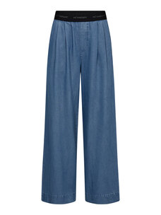 Co'Couture TillyCC Logo Pant Denim Blue