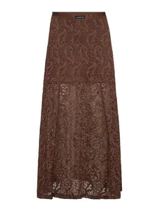 Haute L'Amitié Summer Lace Tall Skirt Mocca